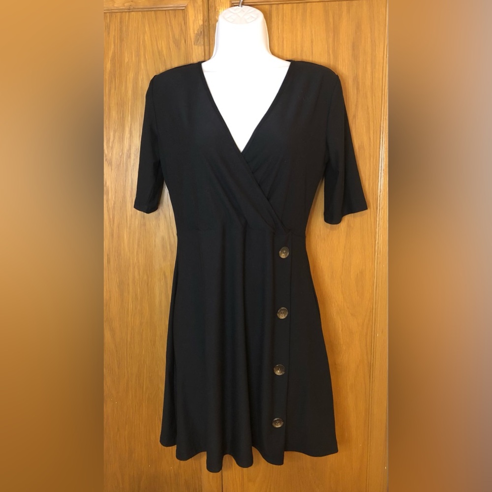 Macy’s Ultra Flirt V-Neck Dress Size M NWT 80’s Y2K Style
